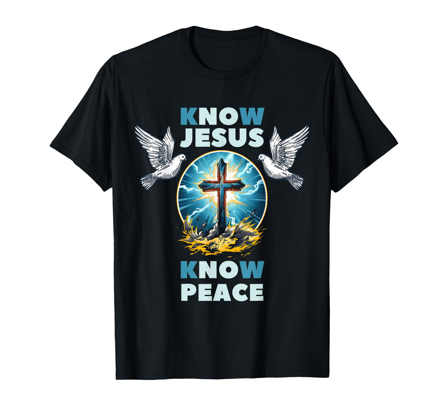 No Jesus No Peace Spiritually Focused Christianity T-Shirt