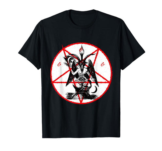 Dark Goat Baphomet - Satanic Lucifer Beelzebub Shirt T-Shirt