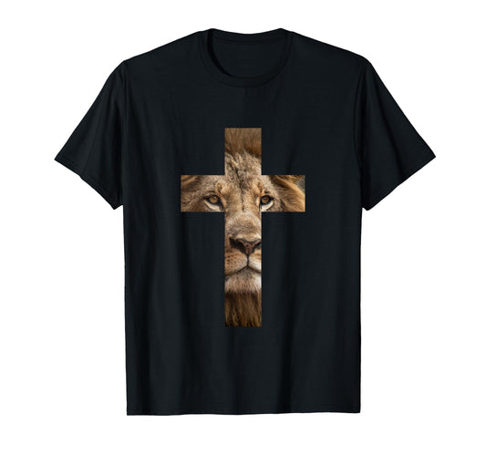 Lion Cross King Lord Jesus Bible Judah T-Shirt