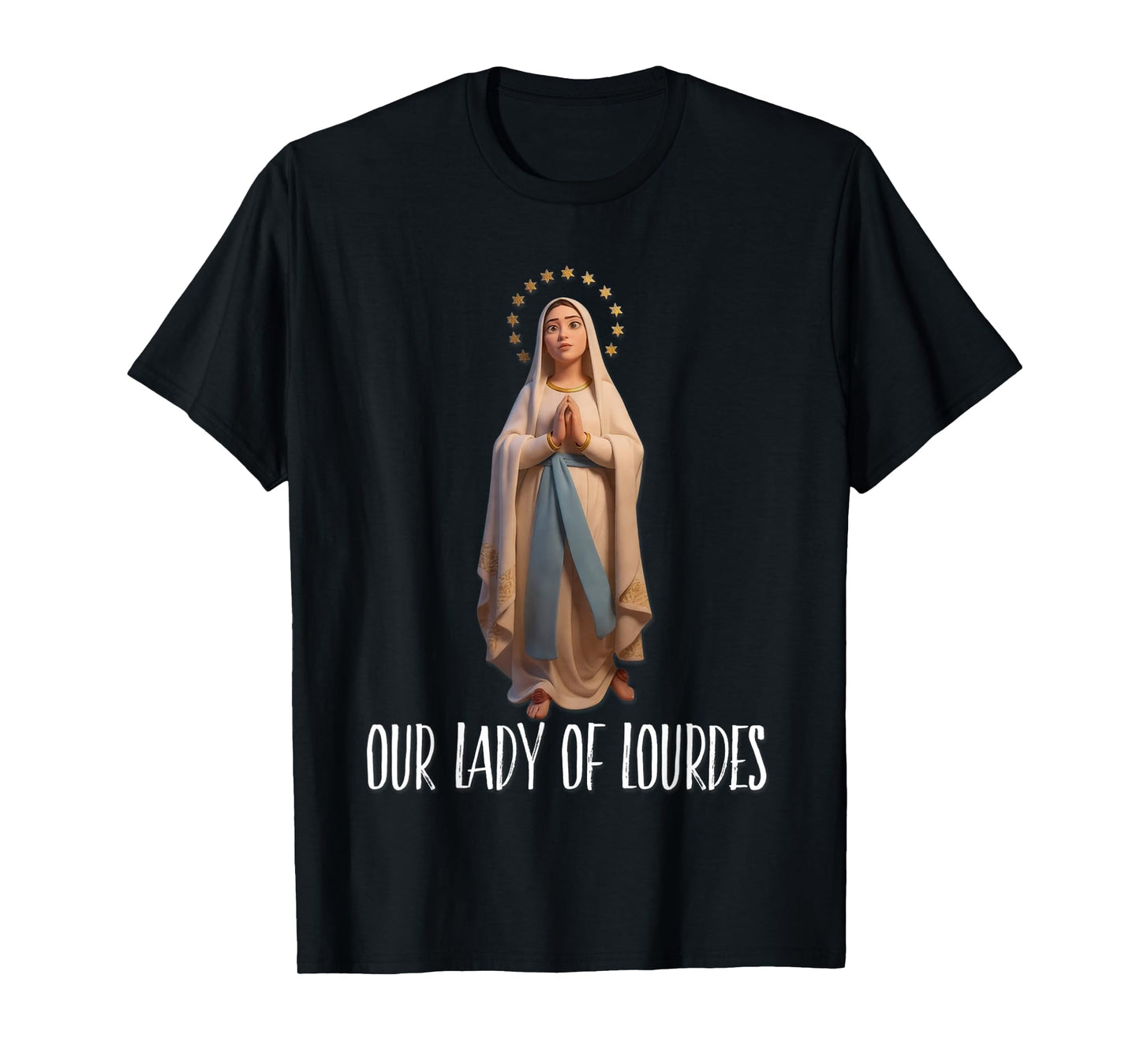Our Lady of Lourdes Immaculate Blessed Mother T-Shirt