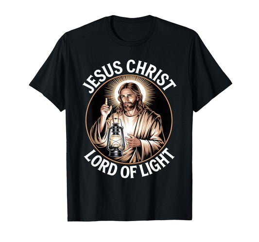 Jesus Christ Lord of Light Christian Motivation Worship T-Shirt
