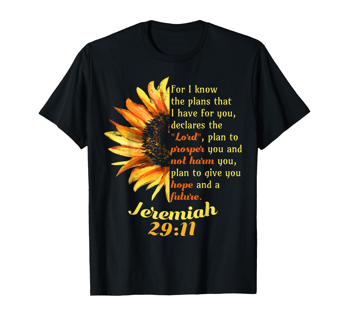 Jeremiah 29:11 Bible Christian Christian T-Shirt