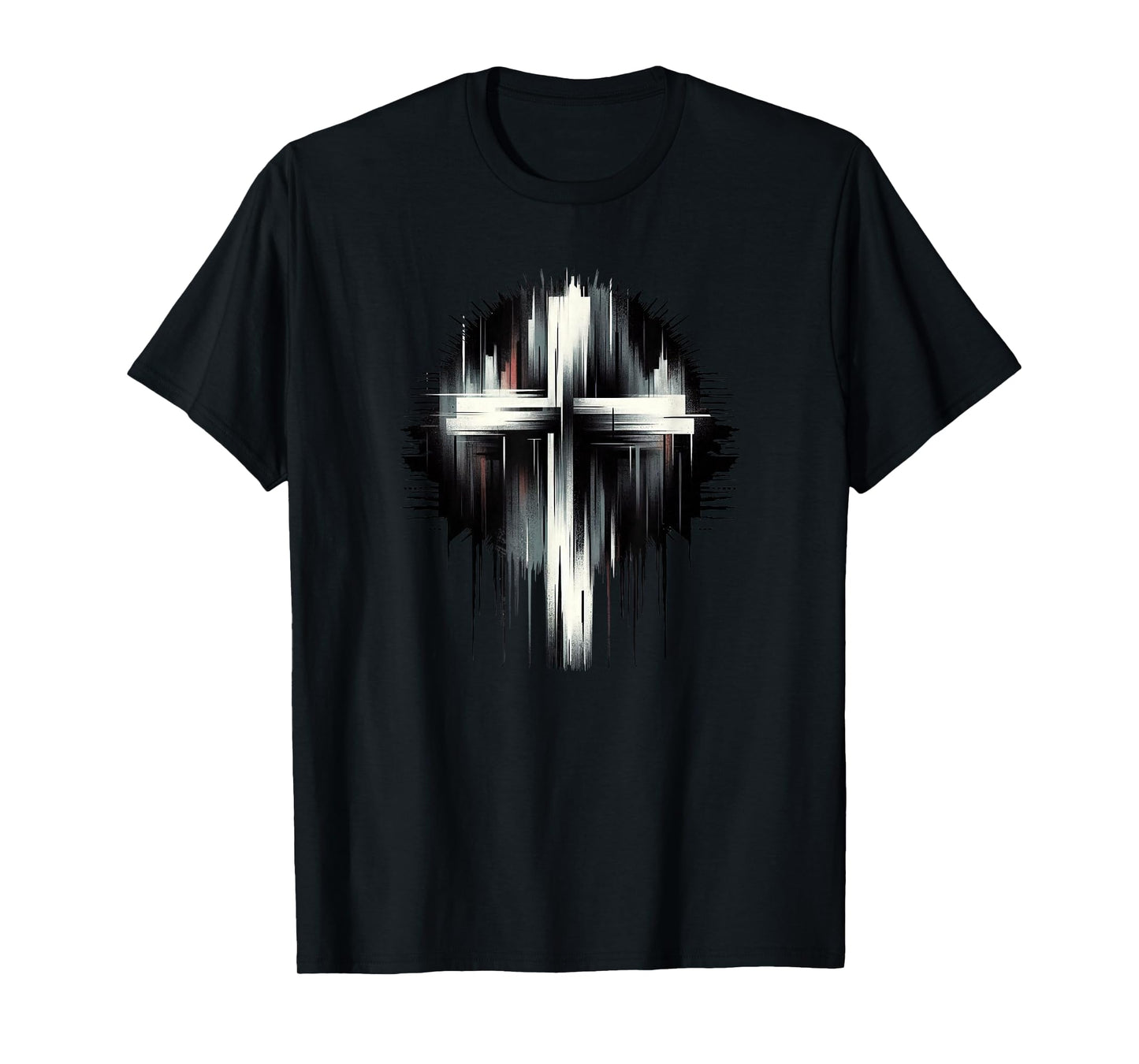 Stunning Street Art Graphic Christian Cross of Jesus Christ T-Shirt