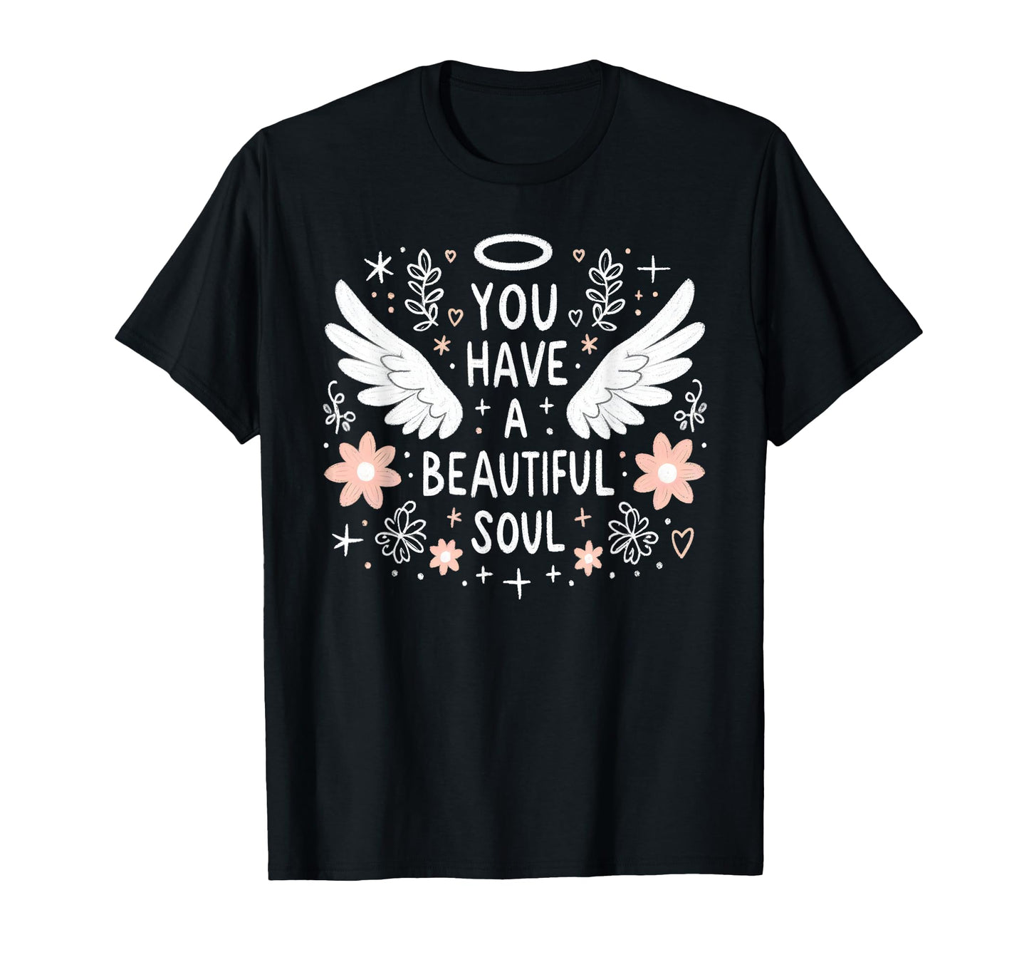 You Have A Beautiful Soul Positive Matching Kids Scribble T-Shirt