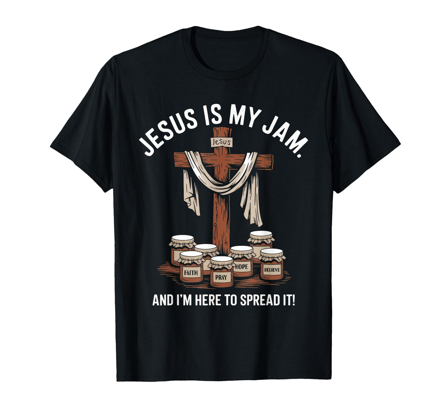 Jesus is My Jam Tshirt Men Women Christian Bible Verse T-Shirt