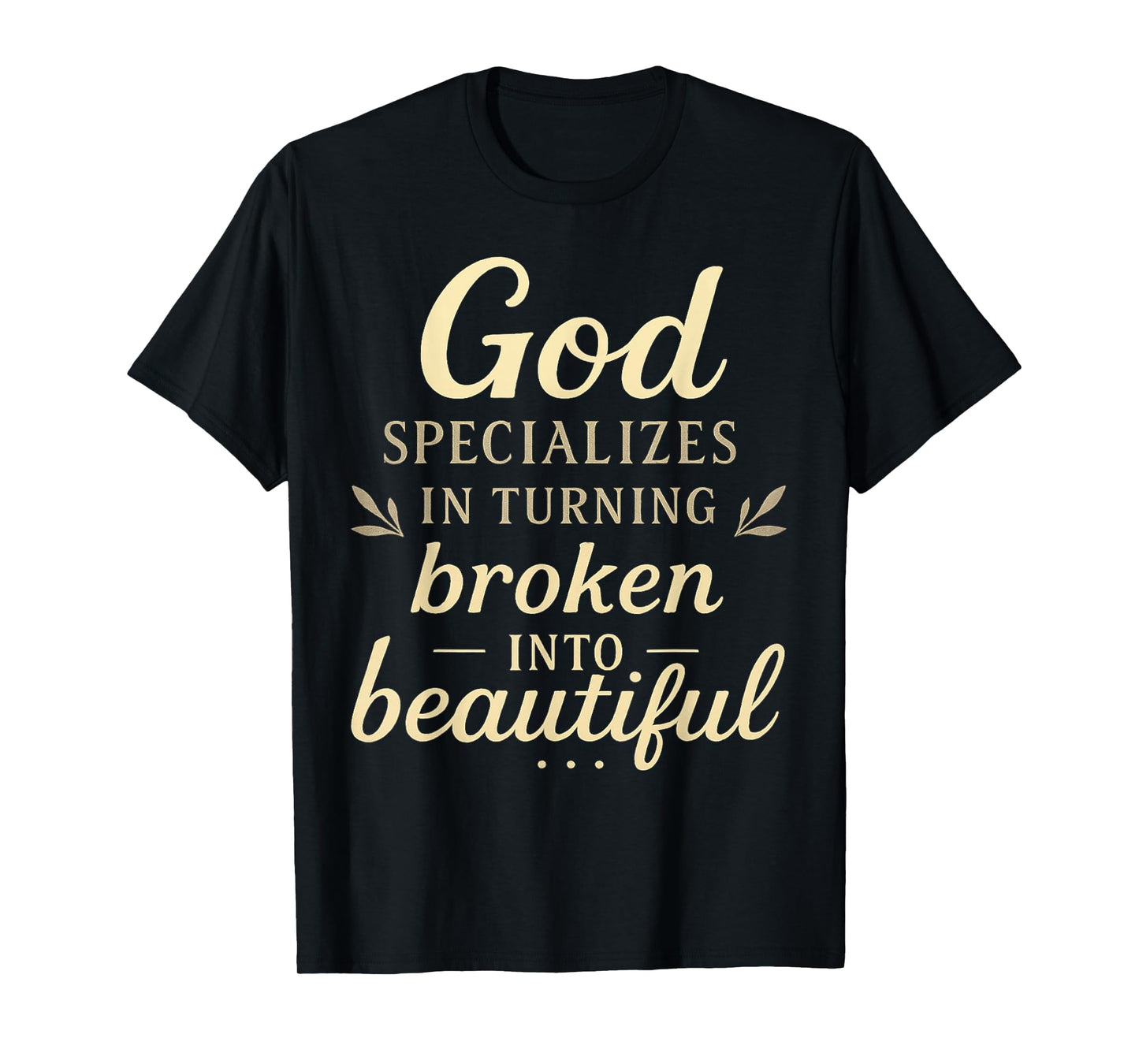 Inspirational Christian Religious Faith Based God Themed T-Shirt