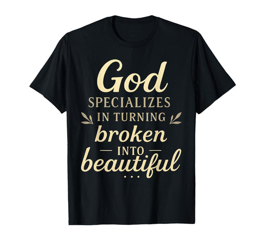Inspirational Christian Religious Faith Based God Themed T-Shirt