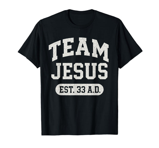 Team Jesus Vintage Collegiate Faith T-Shirt