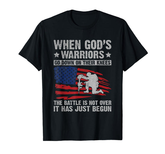 Patriotic Christian Devotee God Christianity Us Flag Jesus T-Shirt