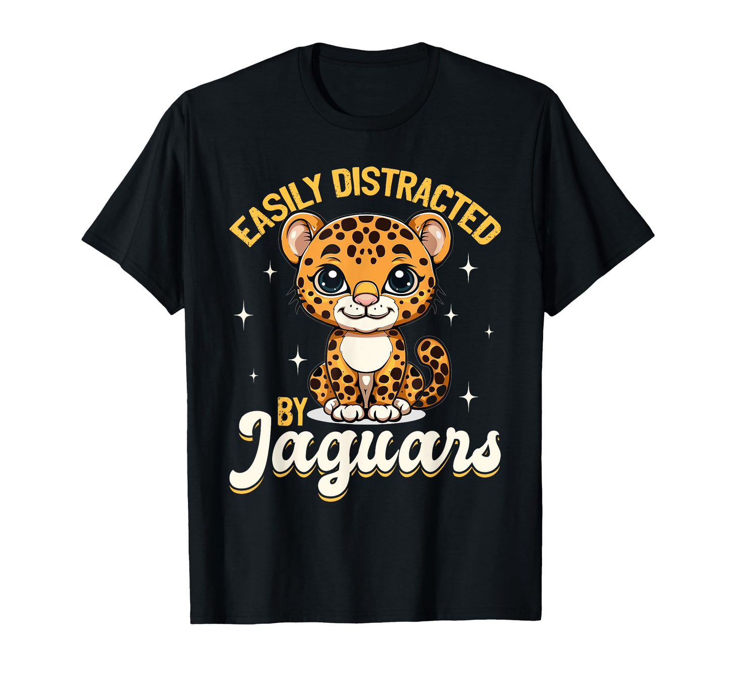 Funny Jaguar Animal Easily Distracted By Jaguars T-Shirt