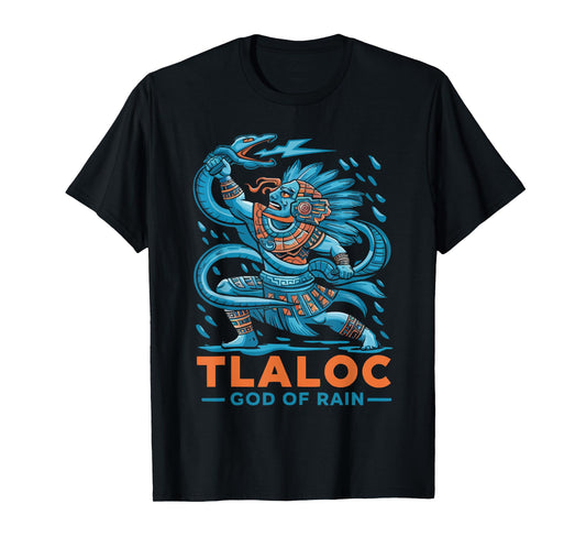 Aztec God Aztec Culture Mayan Indigenous Tlaloc Statue T-Shirt