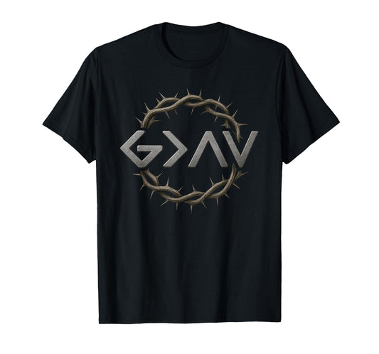 God is Faithful More Than Highs and Lows Christian Men Women T-Shirt