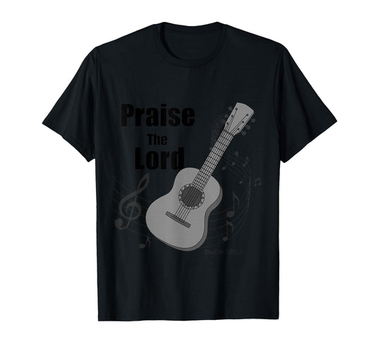 Praise The Lord Guitar Worship Tee T-Shirt