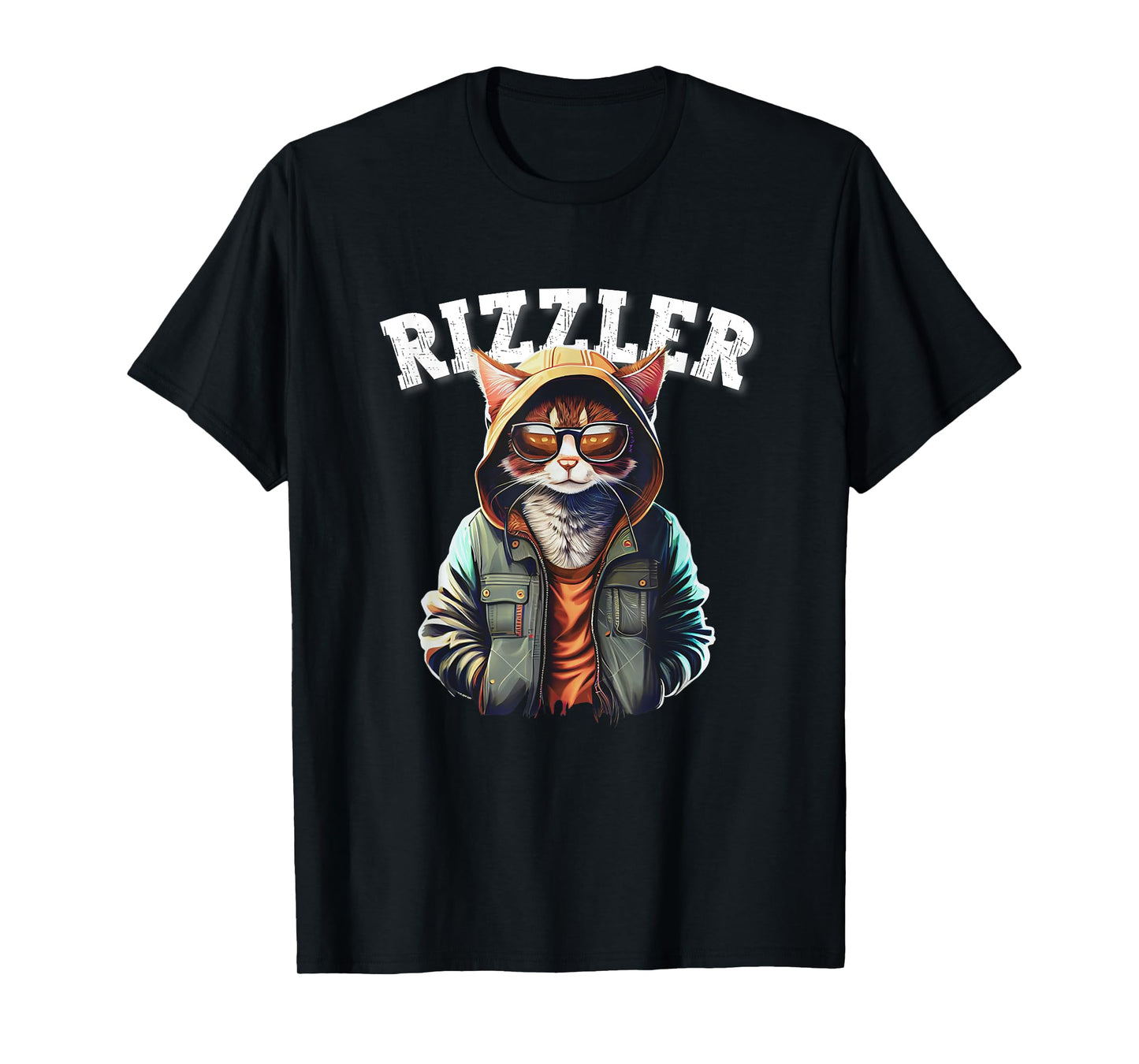 Rizzler Cat Funny W Rizz Meme Rizzler With The Rizz Teen T-Shirt for Men Women Kids