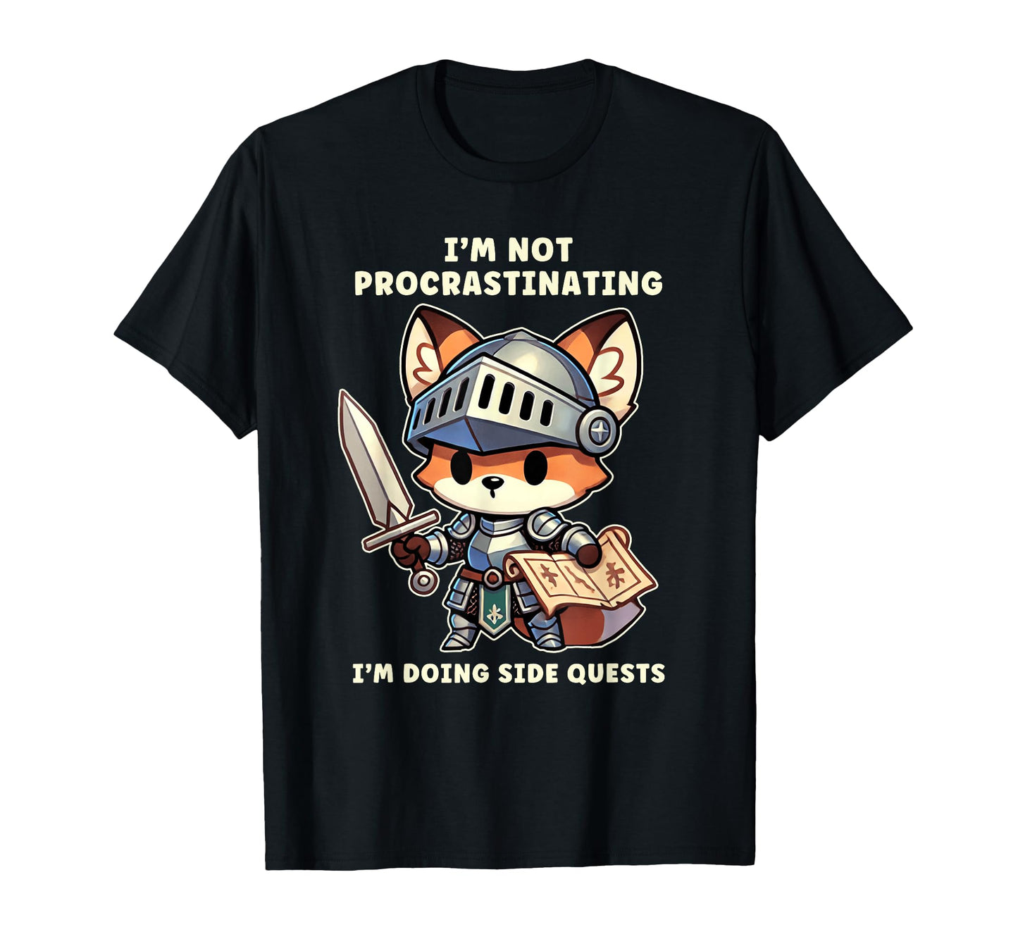 I'm Not Procrastinating I'm Doing Side Quests Gamer T-Shirt