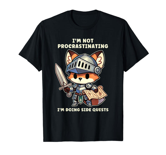 I'm Not Procrastinating I'm Doing Side Quests Gamer T-Shirt