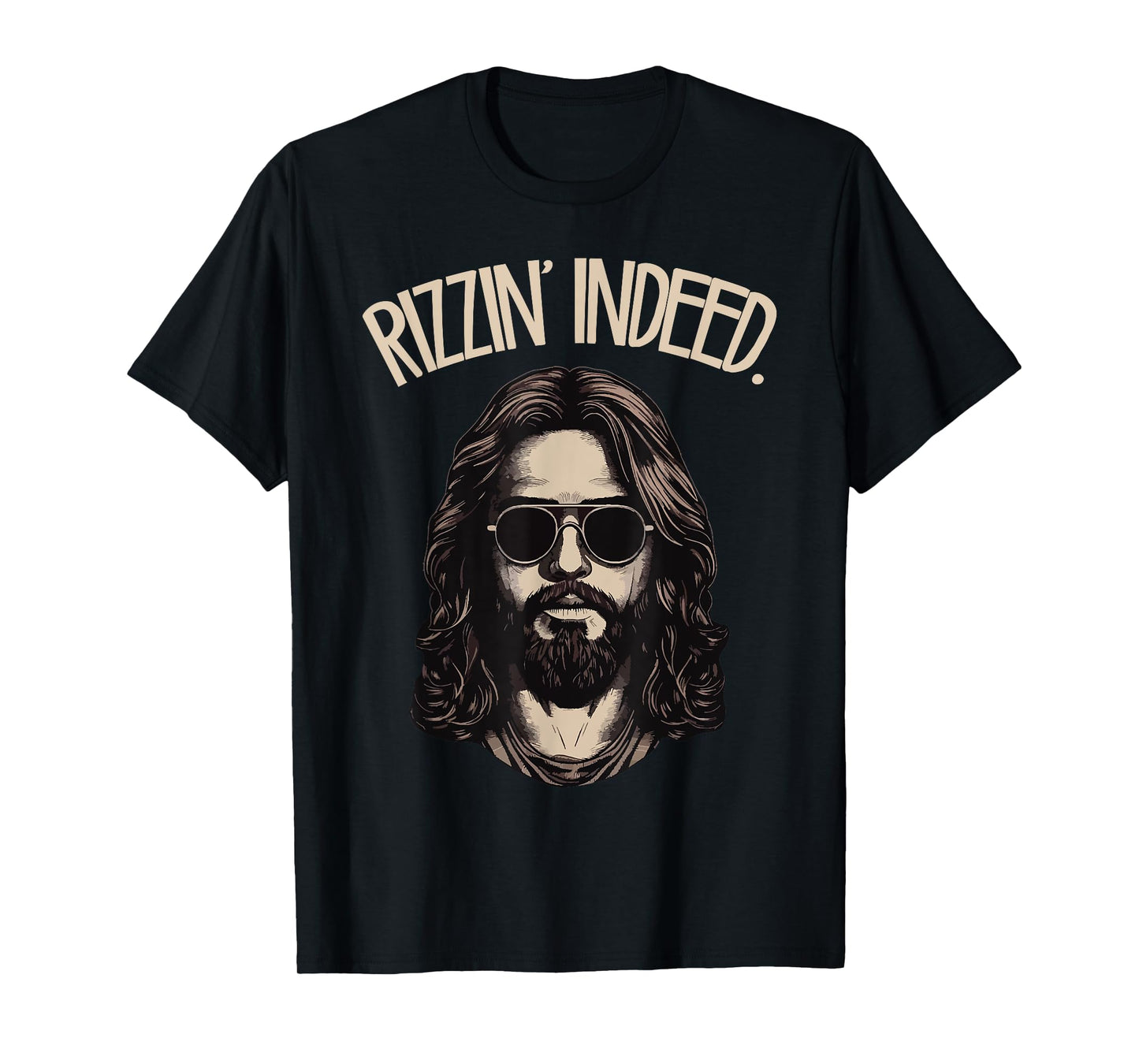 Funny Rizzin' Indeed Religious Christian Jesus Meme T-Shirt