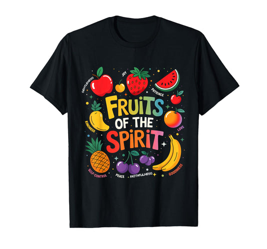 Fruit Of The Spirit Fruit Colorful Summer Vacation Christian T-Shirt