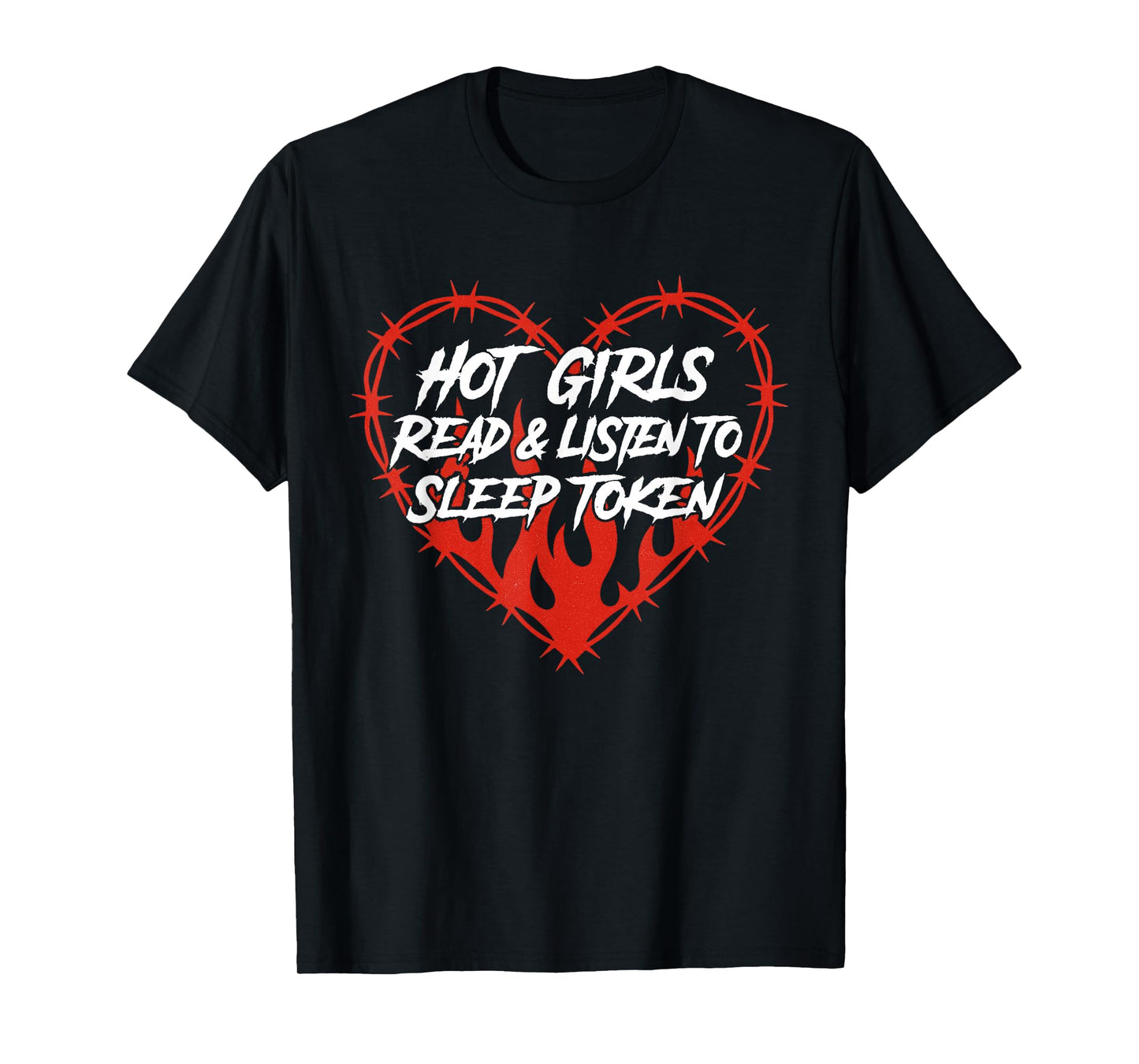 Hot Girls Read and Listen to Sleep Token Aesthetic T-Shirt