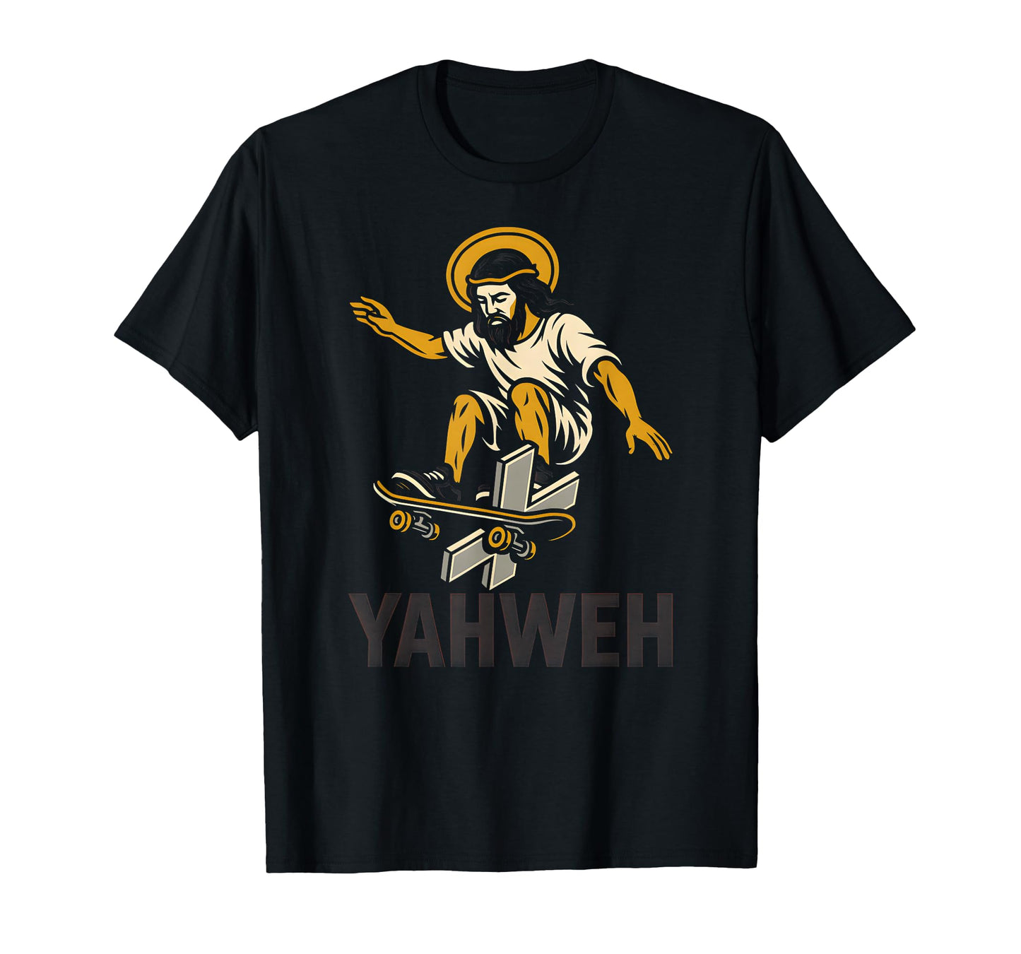 Christian Pop Culture Yahweh Cool Mens Christian Faith T-Shirt