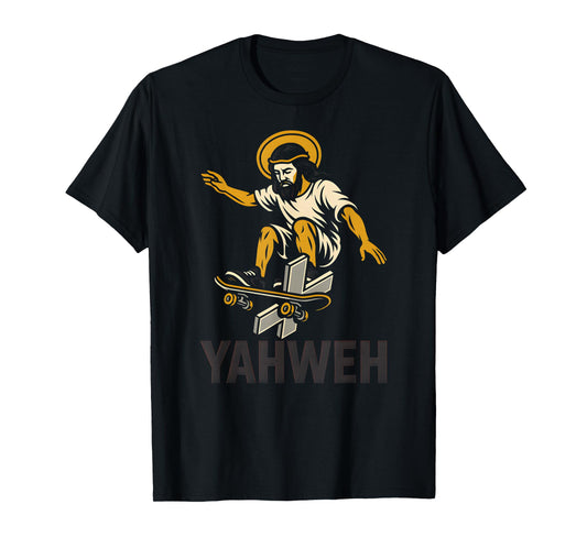Christian Pop Culture Yahweh Cool Mens Christian Faith T-Shirt