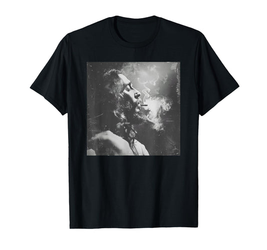 Cooler Jesus Christ Smokes, Resistance, Rebellious Jesus T-Shirt