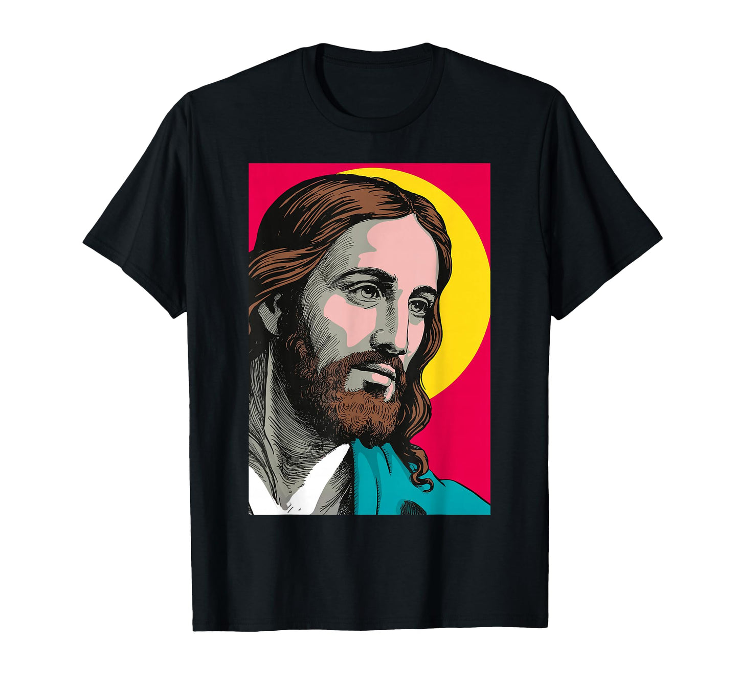 Jesus Christ Pop Art Religious Easter & Christmas Design T-Shirt