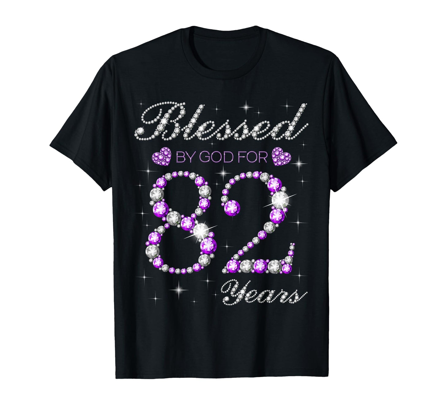 Blessed By God For 82 Years Old 82nd Birthday Party B-day T-Shirt