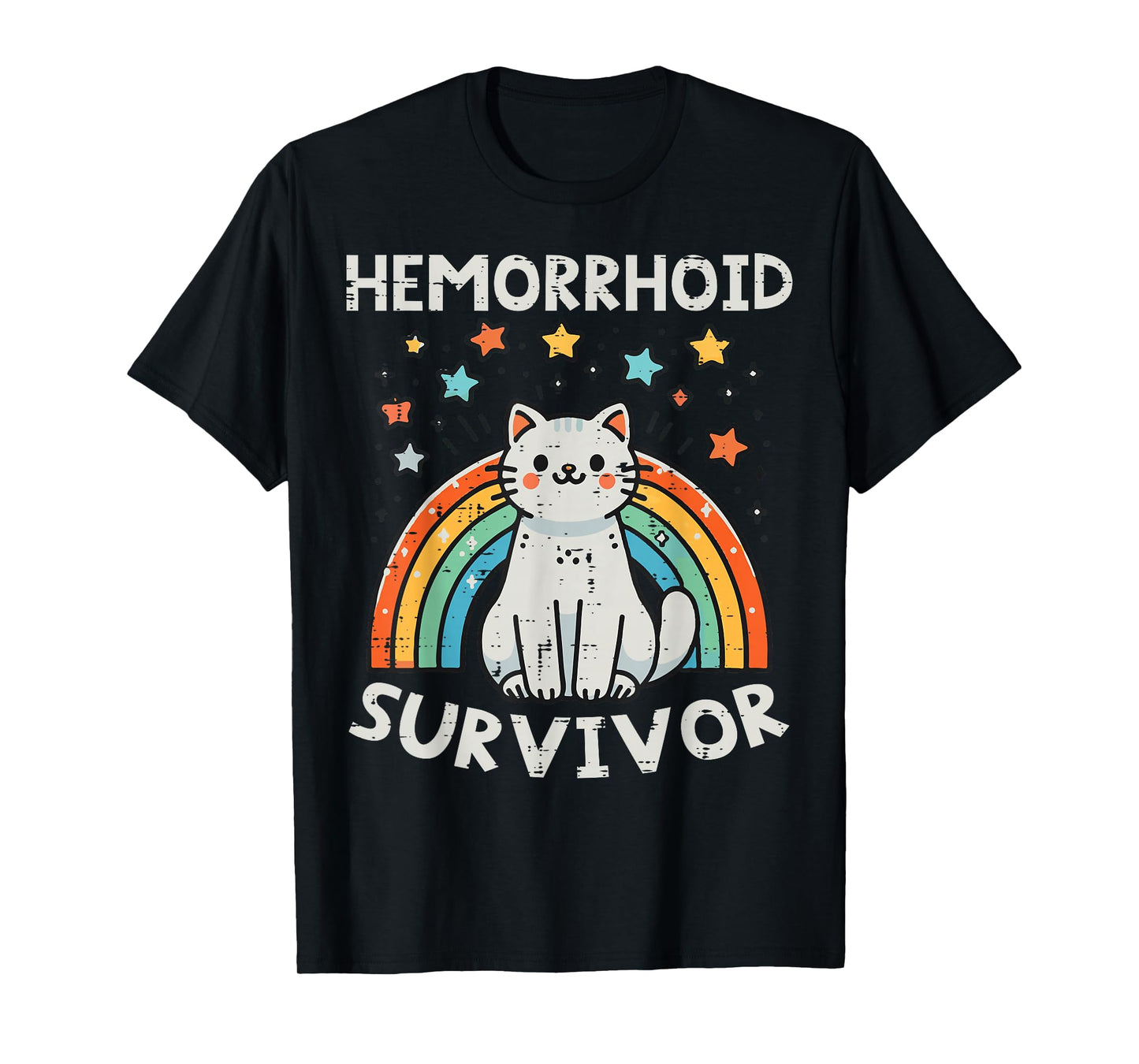 Survivor Cat Funny Cringe Weird Adult Humor Inappropriate T-Shirt