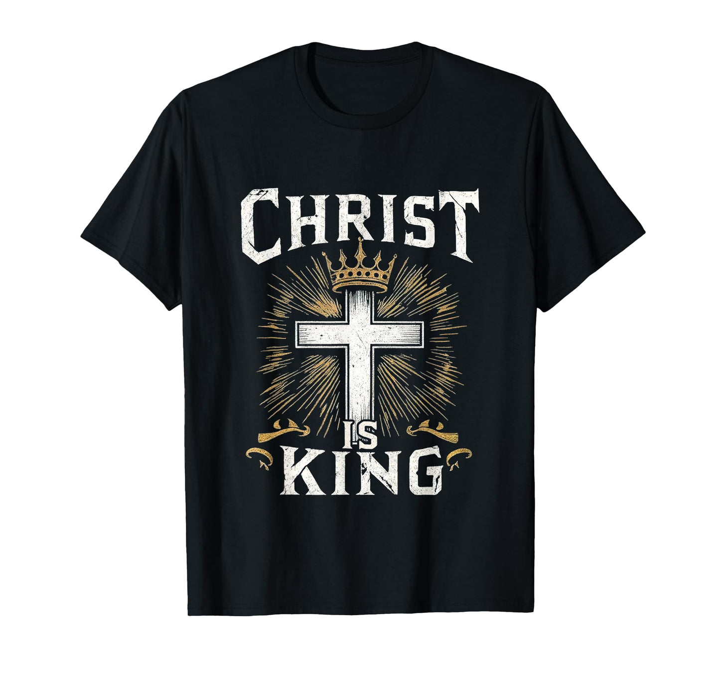 Christ is King Jesus Catholic Bible Christian Faith T-Shirt