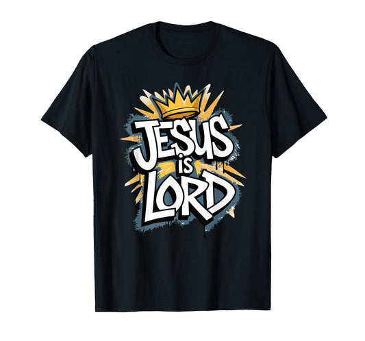 'Jesus Is Lord' Graffiti Graphic T-Shirt