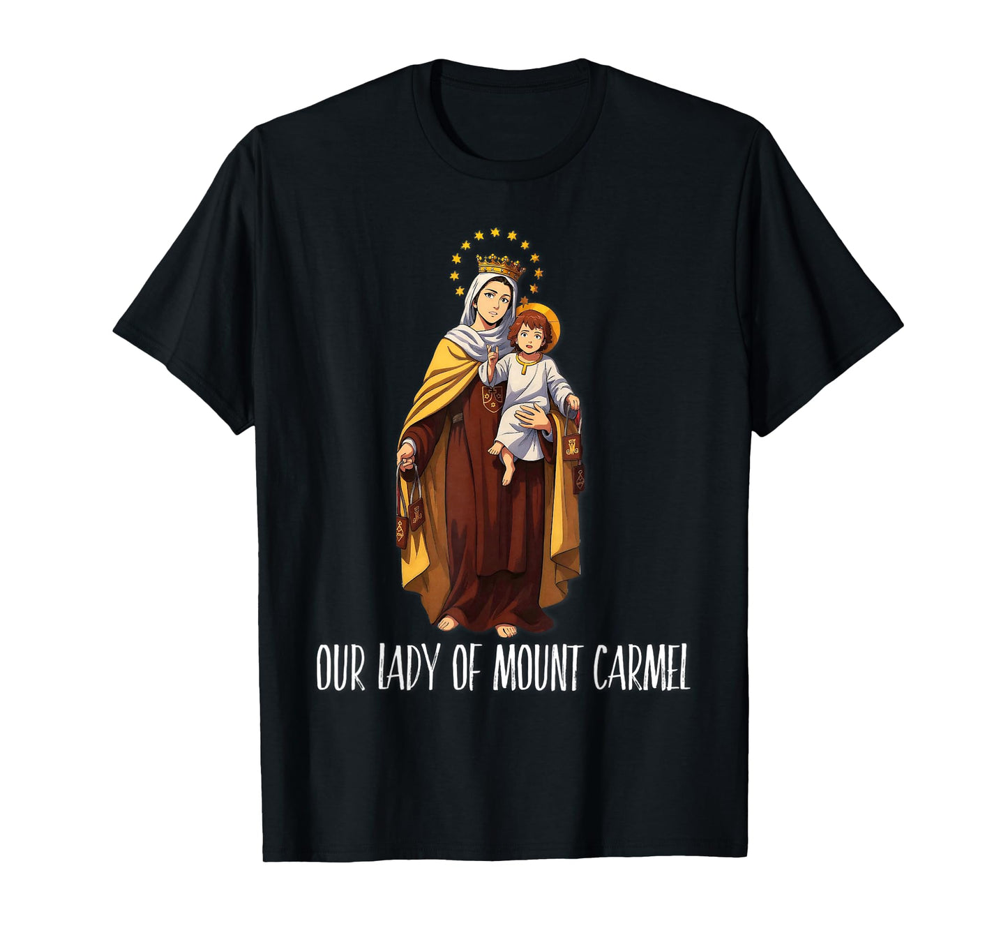 Our Lady of Mount Carmel Marian Catholic T-Shirt