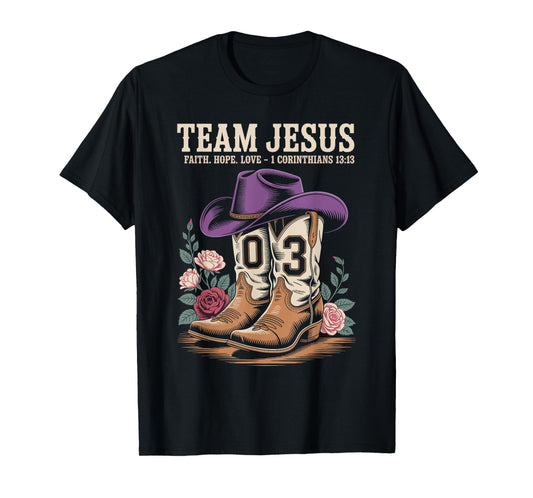 Christian - Team Jesus 03 Faith Hope Love T-Shirt
