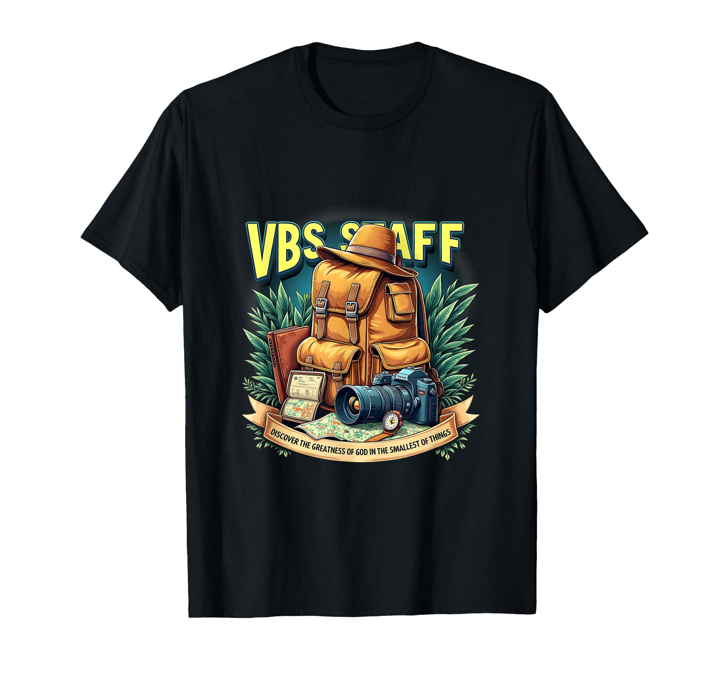 Staff Magnified Smallest Insects VBS Team VBS 2025 Adventure T-Shirt