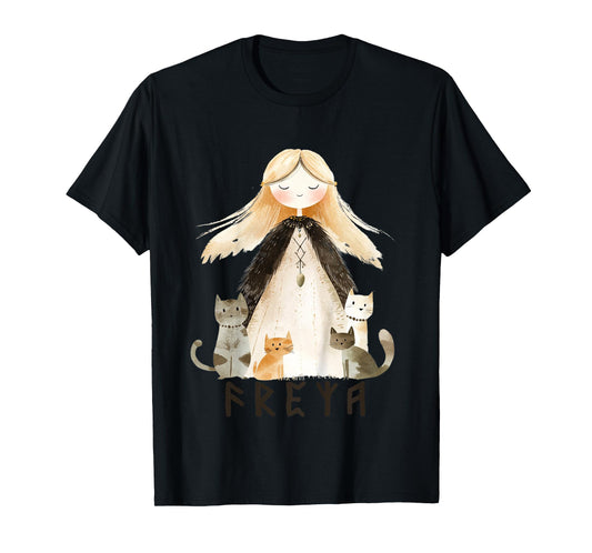 Norse mythology goddess Freya Viking kids boys girls T-Shirt