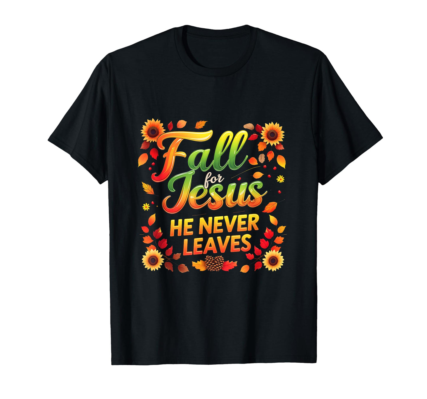 Fall Christian Thanksgiving Autumn Jesus My Favourite Season T-Shirt