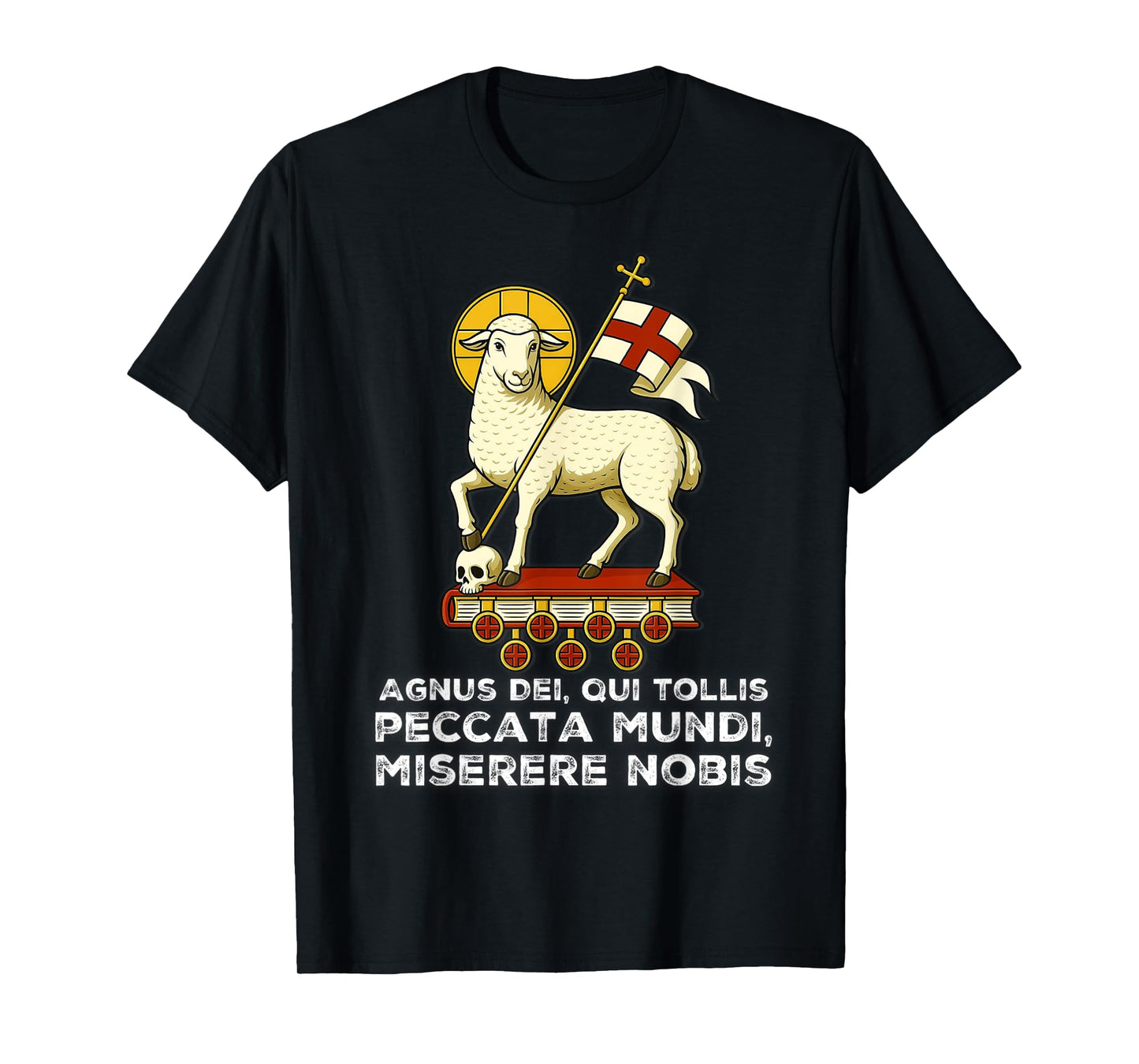Agnus Dei Sanctus Traditional Latin Mass Catholic T-Shirt