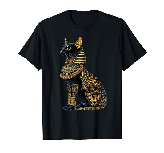 Ancient Egypt Cat Bastet Tutankhamun Egyptian God Egyptology T-Shirt