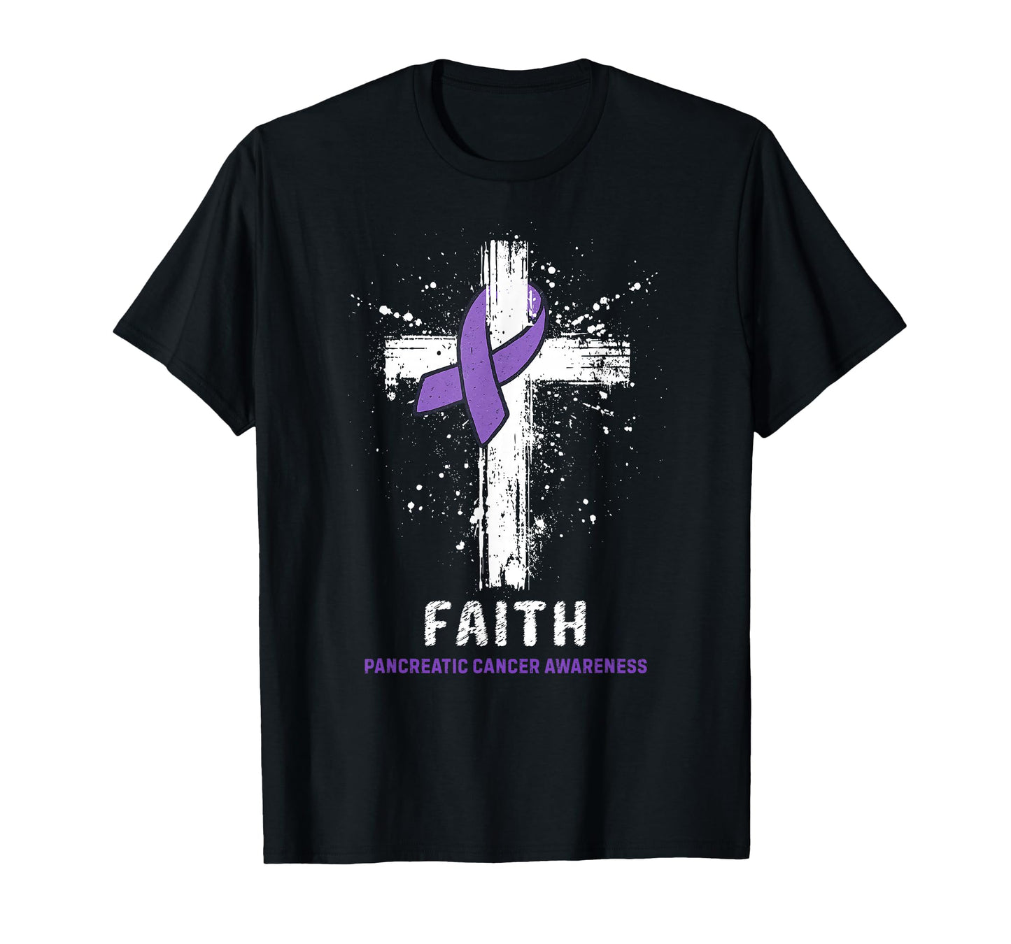 Faith Pancreatic Cancer Awareness T-Shirt
