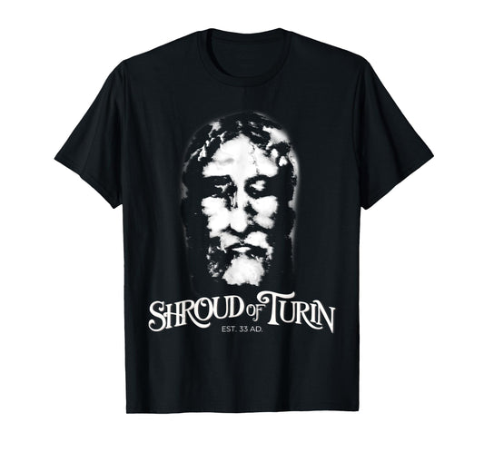 Shroud Of Turin Face of Jesus Christ Catholic T-Shirt