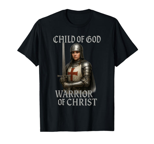 Female Knight: Warrior of Christ - Kingdom of Jerusalem T-Shirt