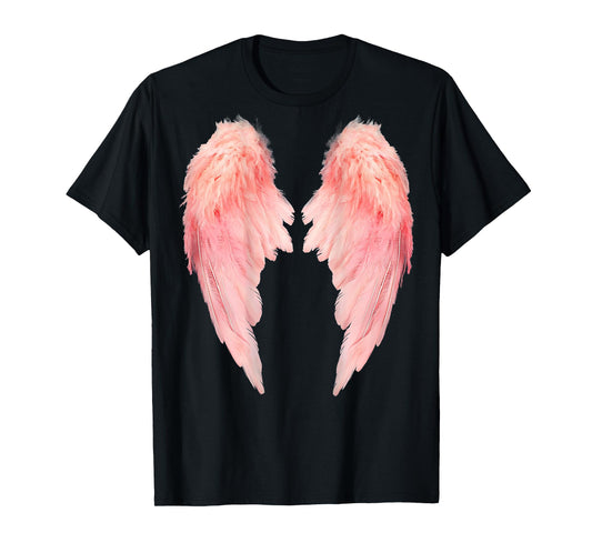 Angel Pink Wings On Back T-Shirt