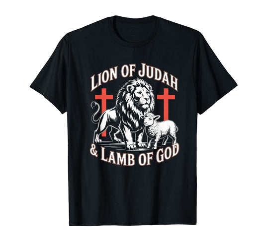 Lion of Judah Lamb of God Christian Streetwear T-Shirt