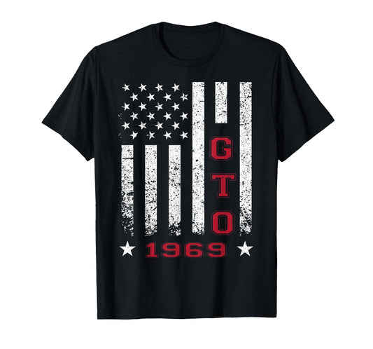 Jersey Style GTO 69 1969 Old School Muscle Cars T-Shirt
