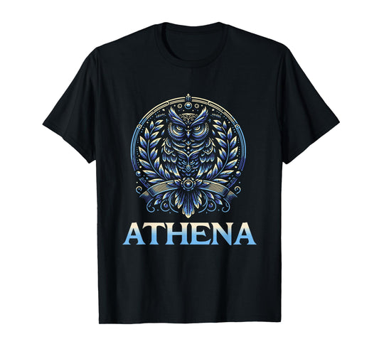 Athena Greek Goddess Ancient Greek Mythology T-Shirt