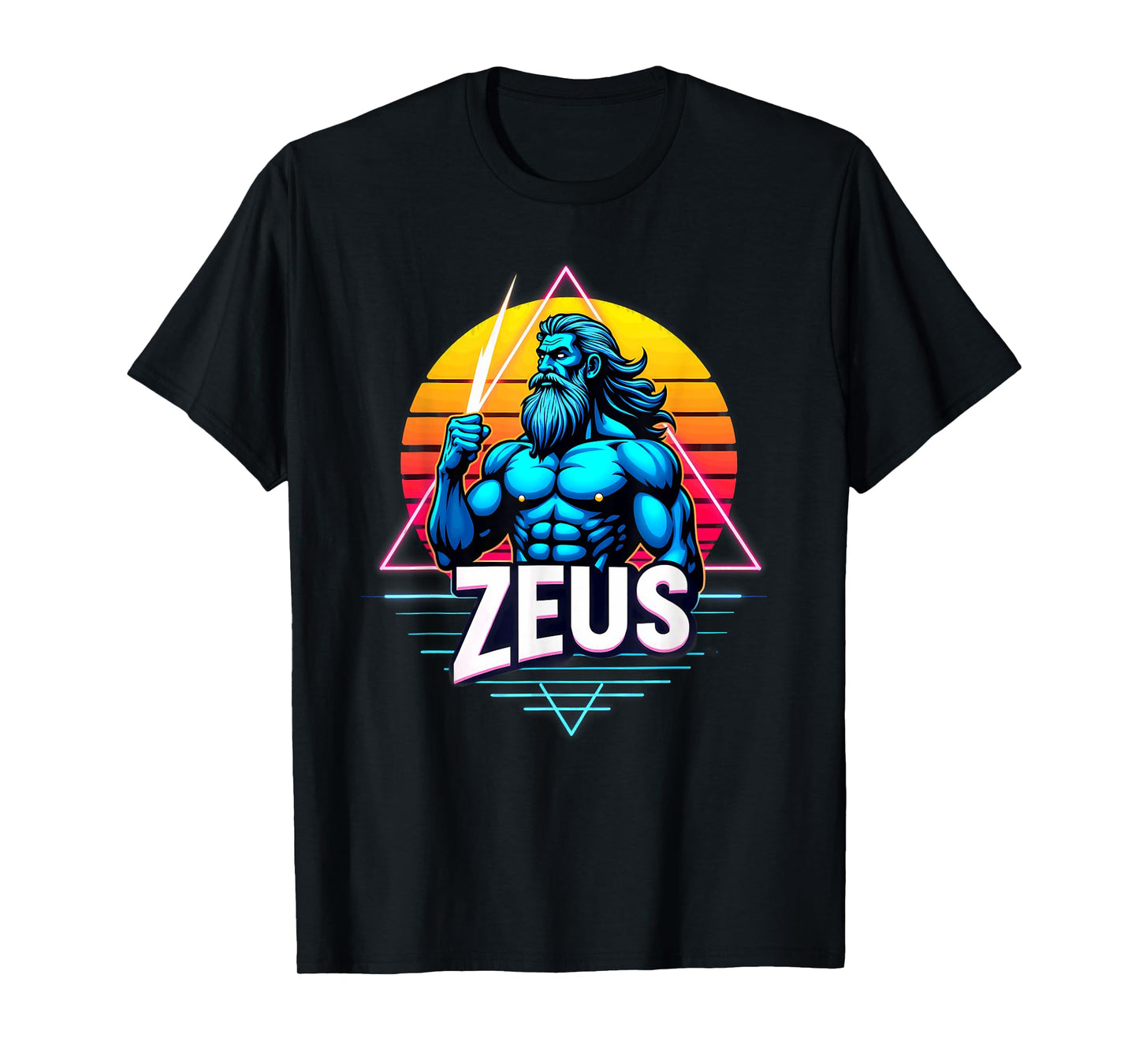 Retro Greek Mythology God Zeus T-Shirt