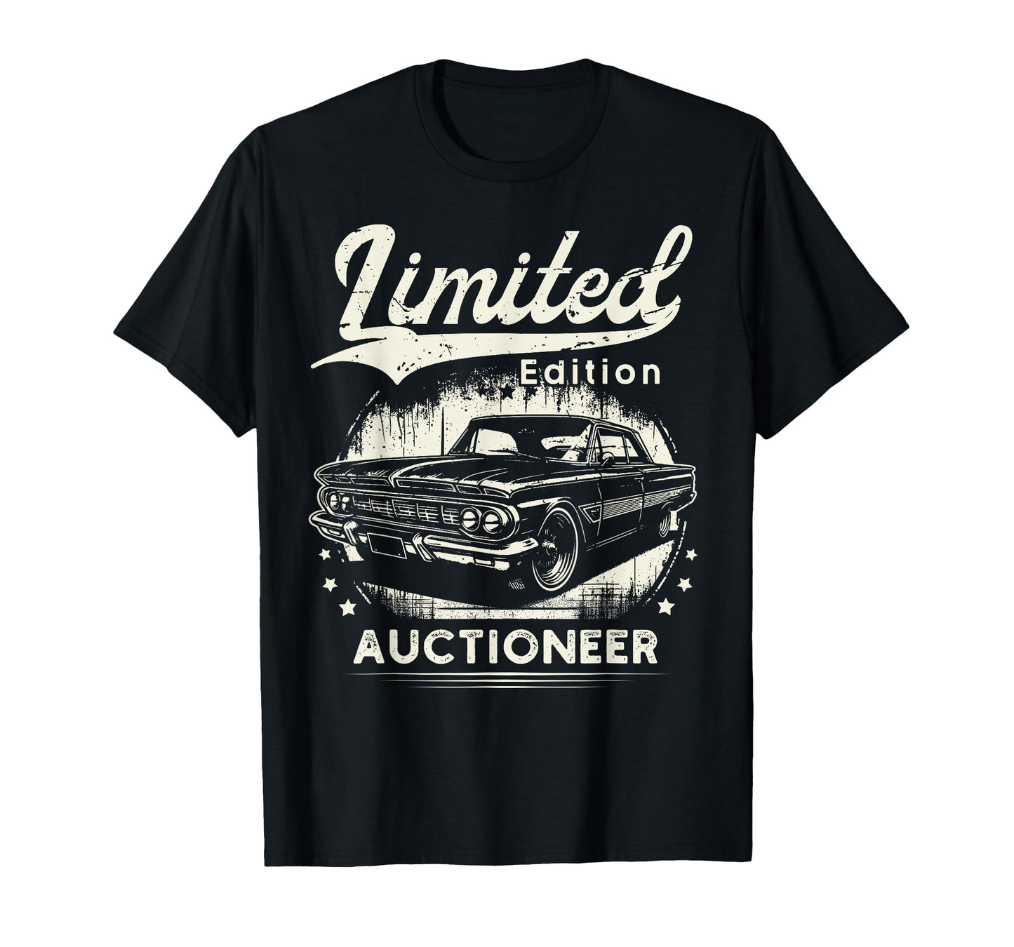 Auctioneer Job classic car Birthday Worker Professional T-Shirt