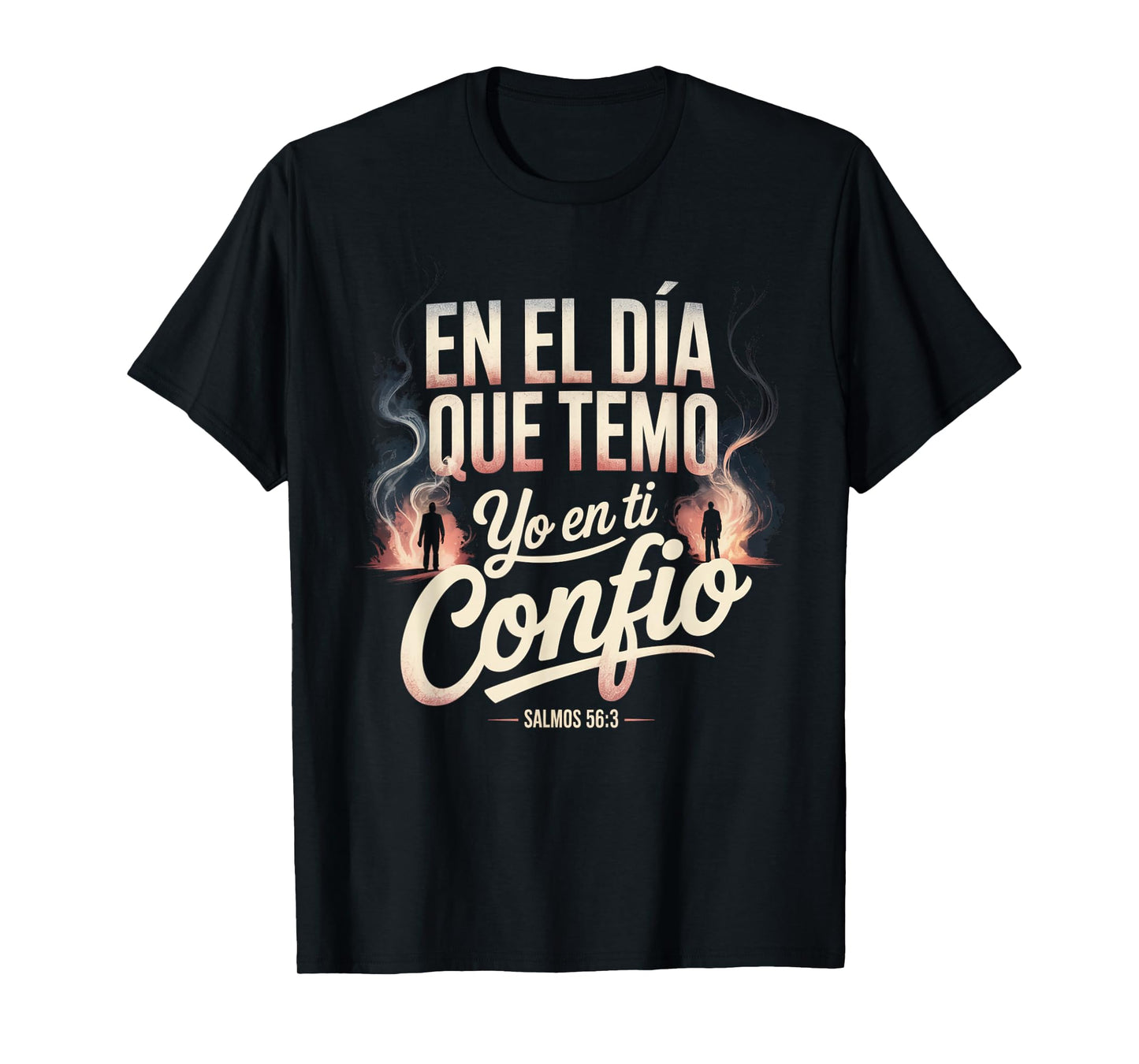 En Dios Confío – Salmos 56:3 Spanish Bible Verse T-Shirt