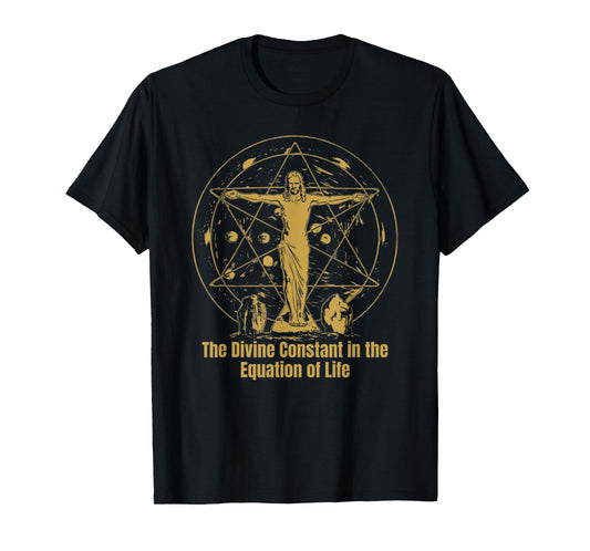 Jesus Sacred Geometry - Sacred Savior Christian Religious T-Shirt