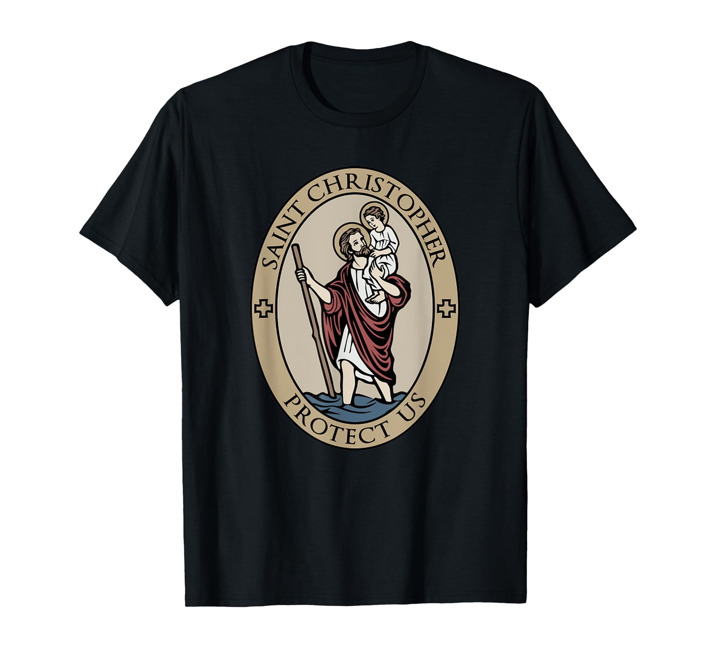 Funny Saint Christopher Bearer of Christ T-Shirt